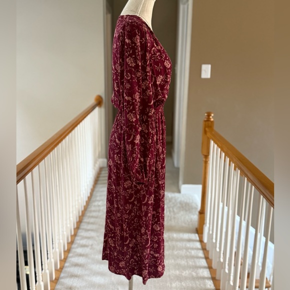 Knox Rose Boho Dress Long Sleeves With Pockets Size XS - Picture 9 of 16